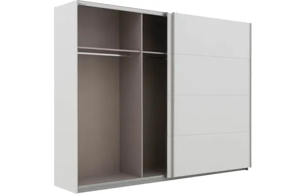 Goossens basic kledingkast miami wit hoogwaardig meubelplaat - 8202028-06