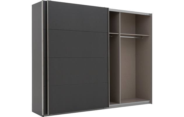 Goossens basic kledingkast miami grijs hoogwaardig meubelplaat - 8202030-A-05