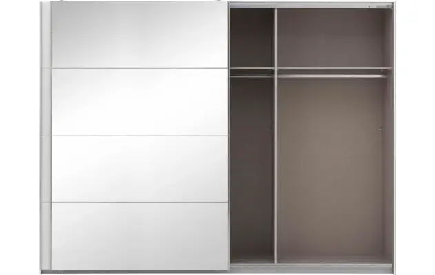 Goossens basic kledingkast miami wit hoogwaardig meubelplaat - 8202031-03