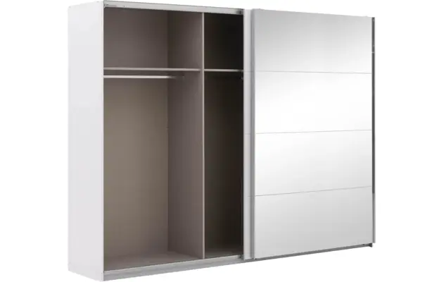 Goossens basic kledingkast miami wit hoogwaardig meubelplaat - 8202031-06