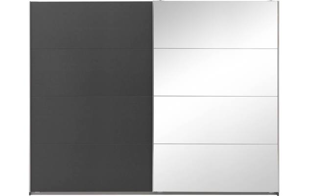 Goossens basic kledingkast miami grijs hoogwaardig meubelplaat - 8202033-01