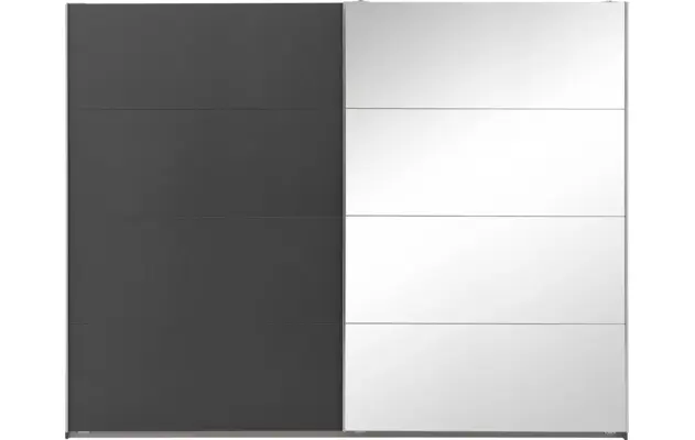 Goossens basic kledingkast miami grijs hoogwaardig meubelplaat - 8202033-01