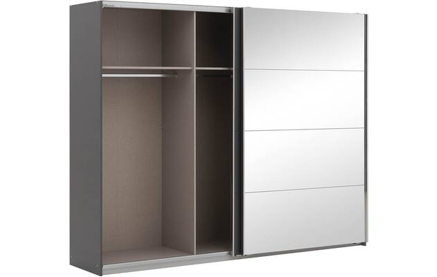 Goossens basic kledingkast miami grijs hoogwaardig meubelplaat - 8202033-06