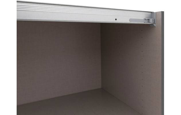 Goossens basic kledingkast miami grijs hoogwaardig meubelplaat - 8202033-08