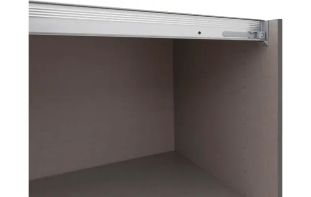 Goossens basic kledingkast miami grijs hoogwaardig meubelplaat - 8202033-08
