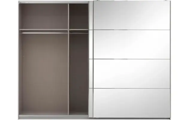 Goossens basic kledingkast miami wit hoogwaardig meubelplaat - 8202034-04