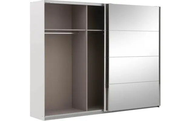 Goossens basic kledingkast miami wit hoogwaardig meubelplaat - 8202034-06