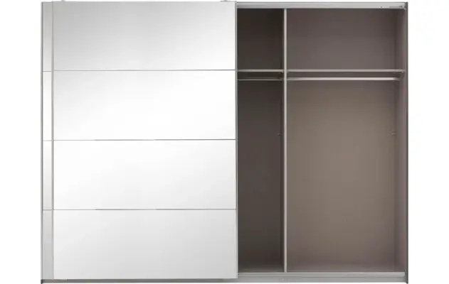 Goossens basic kledingkast miami grijs hoogwaardig meubelplaat - 8202036-03