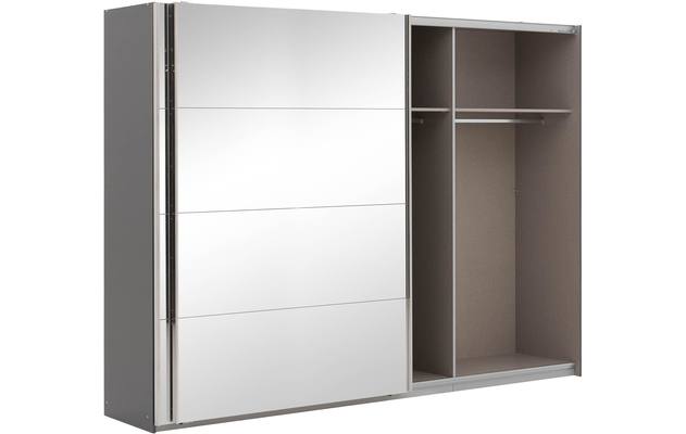 Goossens basic kledingkast miami grijs hoogwaardig meubelplaat - 8202036-05