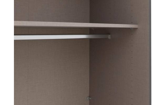 Goossens basic kledingkast miami grijs hoogwaardig meubelplaat - 8202036-07