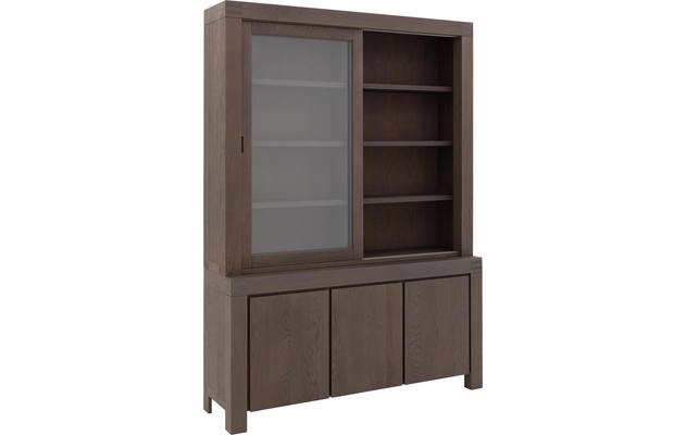 Goossens buffetkast clear donker bruin eiken - 8202051-3