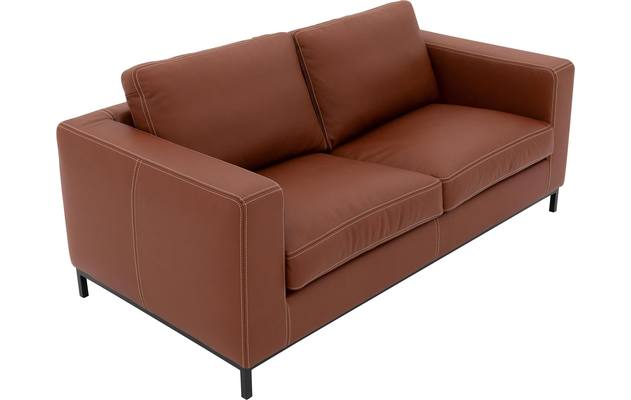 Goossens excellent zitbank massimo bruin leer - 8202348-04
