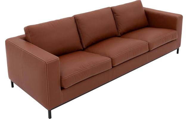 Goossens excellent zitbank massimo bruin leer - 8202350-04
