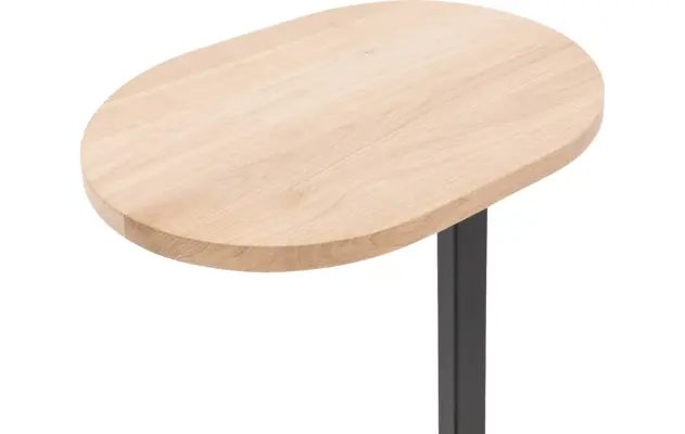 Goossens nachtkastje oval onbewerkt eiken - 8202355-04