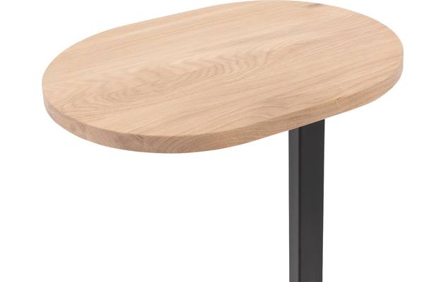 Goossens nachtkastje oval wit eiken - 8202356-04