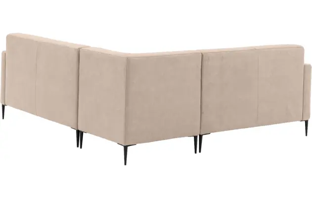 Goossens hoekbank key west beige micro leer - 8202397-403-04