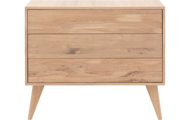 Goossens ladekast cosima wit eiken - 8202450-1