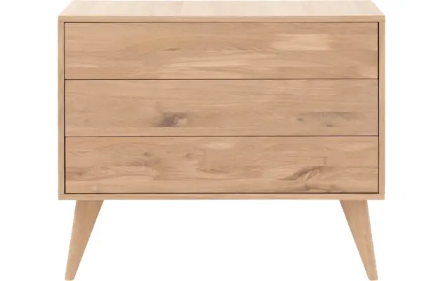 Goossens ladekast cosima wit eiken - 8202450-1