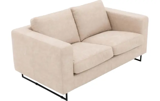 Goossens excellent zitbank jovani beige micro leer - 8202547-4