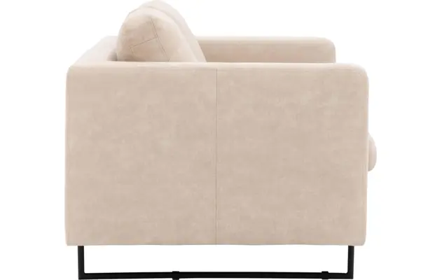 Goossens excellent zitbank jovani beige micro leer - 8202547-5