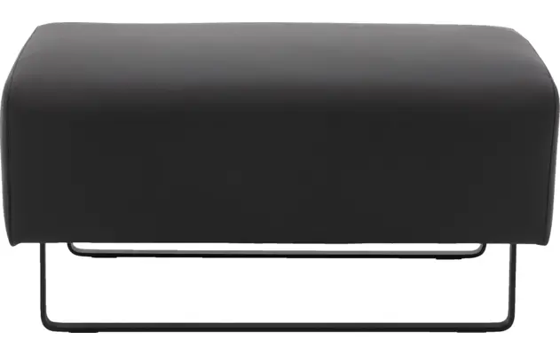 Goossens hocker montreal zwart leer - 8202550-1
