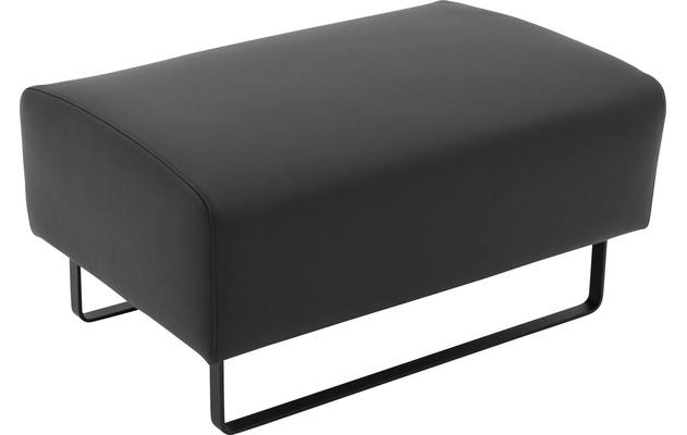 Goossens hocker montreal zwart leer - 8202550-3