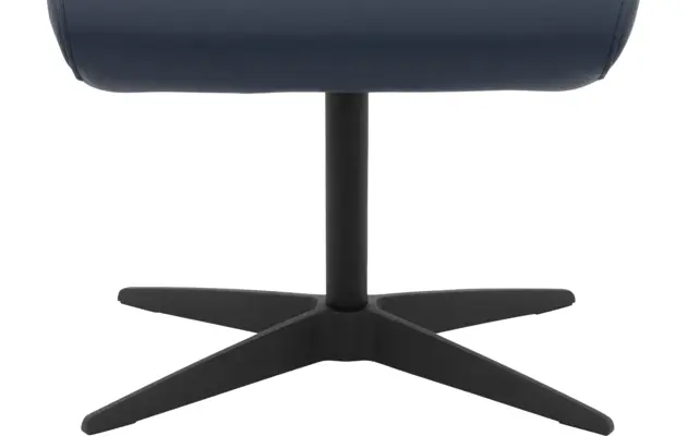 Goossens hocker avec blauw leer - 8202554-5