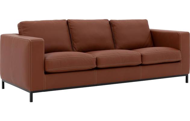 Goossens excellent zitbank massimo bruin leer - 8202555-2