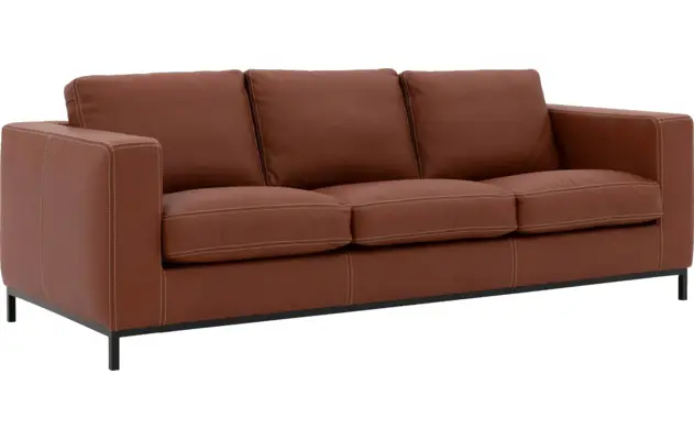 Goossens excellent zitbank massimo bruin leer - 8202555-2