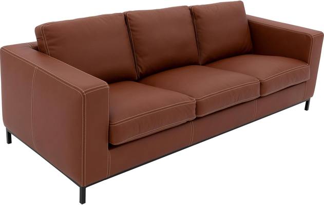 Goossens excellent zitbank massimo bruin leer - 8202555-4