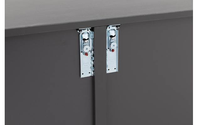 Goossens excellent dressoir monza zijdeglans grijs mdf - 8202571-09