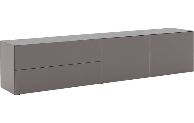 Goossens excellent dressoir monza zijdeglans grijs mdf - 8202572-02