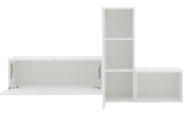 Goossens excellent wandmeubel monza ecowood wit mdf - 8202573-10