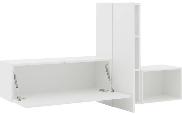 Goossens excellent wandmeubel monza ecowood wit mdf - 8202573-11