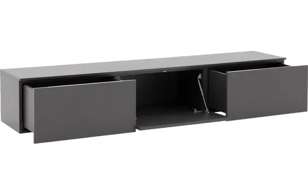 Goossens excellent tv meubel monza ecowood grijs mdf - 8202574-06