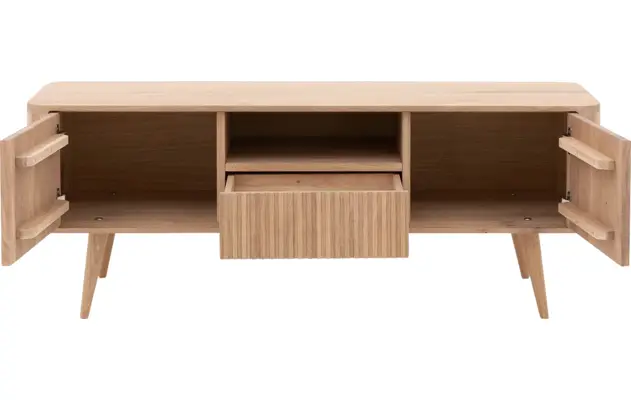Goossens tv meubel seppe wit eiken - 8202880-05