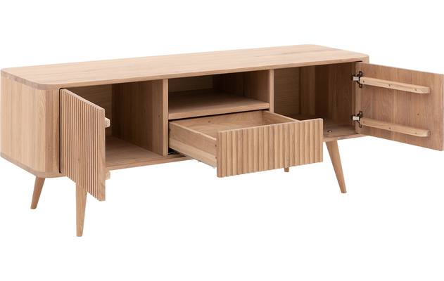 Goossens tv meubel seppe wit eiken - 8202880-06