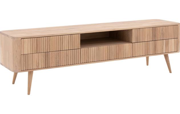 Goossens tv meubel seppe wit eiken - 8202881-02
