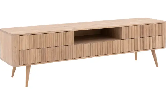 Goossens tv meubel seppe wit eiken - 8202881-02
