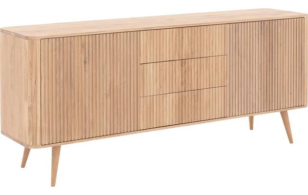 Goossens dressoir seppe wit eiken - 8202882-02