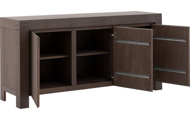 Goossens dressoir clear donker bruin eiken - 8202914-03