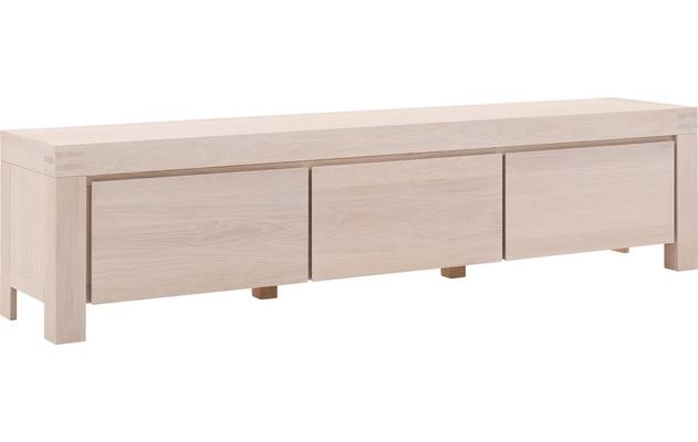 Goossens tv meubel clear wit eiken - 8202922-02