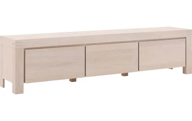 Goossens tv meubel clear wit eiken - 8202922-02
