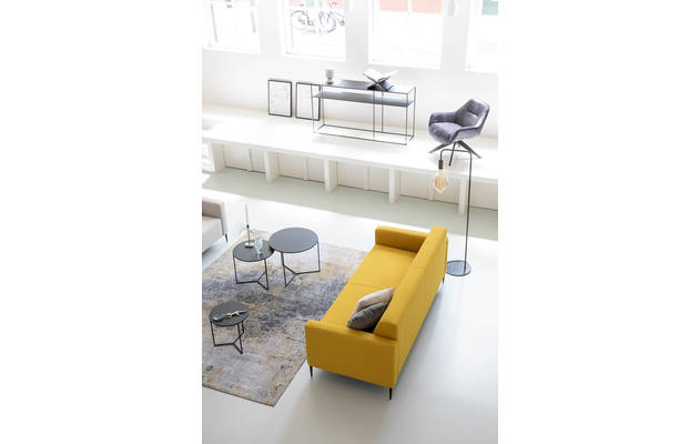 Goossens zitbank key west geel stof - 8202926-08