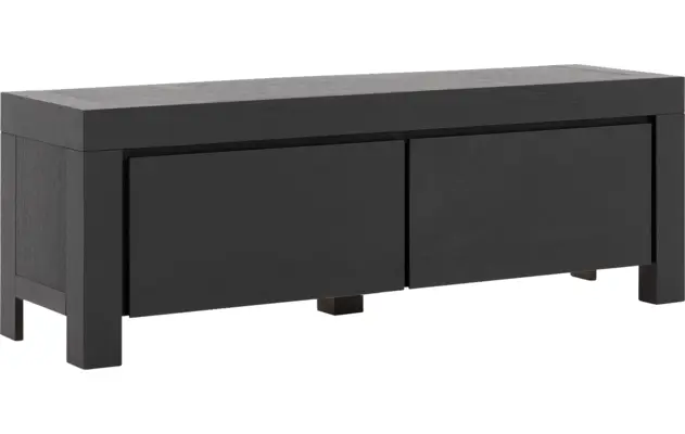 Goossens tv meubel clear zwart eiken - 8203017-02