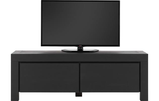 Goossens tv meubel clear zwart eiken - 8203017-03