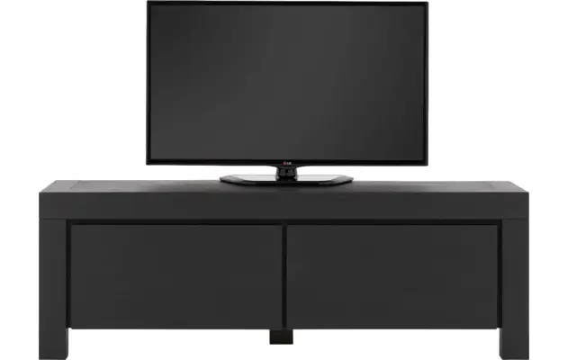 Goossens tv meubel clear zwart eiken - 8203017-03