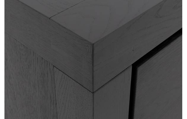 Goossens tv meubel clear zwart eiken - 8203017-08