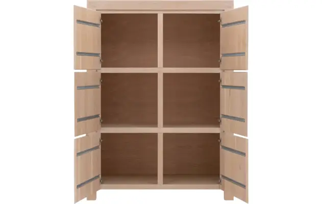 Goossens opbergkast clear wit eiken - 8203022-03