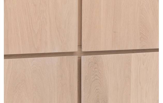 Goossens opbergkast clear wit eiken - 8203022-08